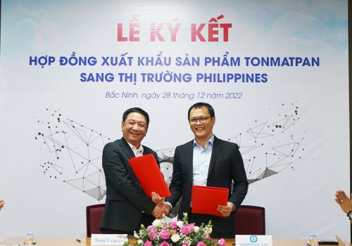 TONMAT Group ký hợp đồng với NPP Bamboo xuất khẩu sản phẩm TonmatPan sang Phillipines trị giá gần 1 triệu USD
